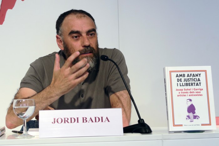 Jordi Badia, autor del llibre